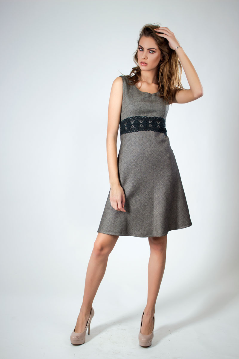 Young Woman Wearing Dress